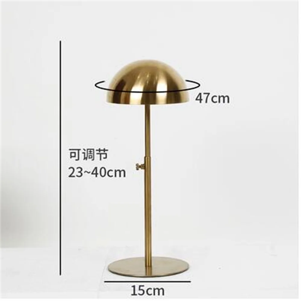 Fashion 4style Metal Home Wig Clothing Store Head Mannequin Female Iron Art Hat Rack Can Be Adjusted Cloth Display C048 images - 6