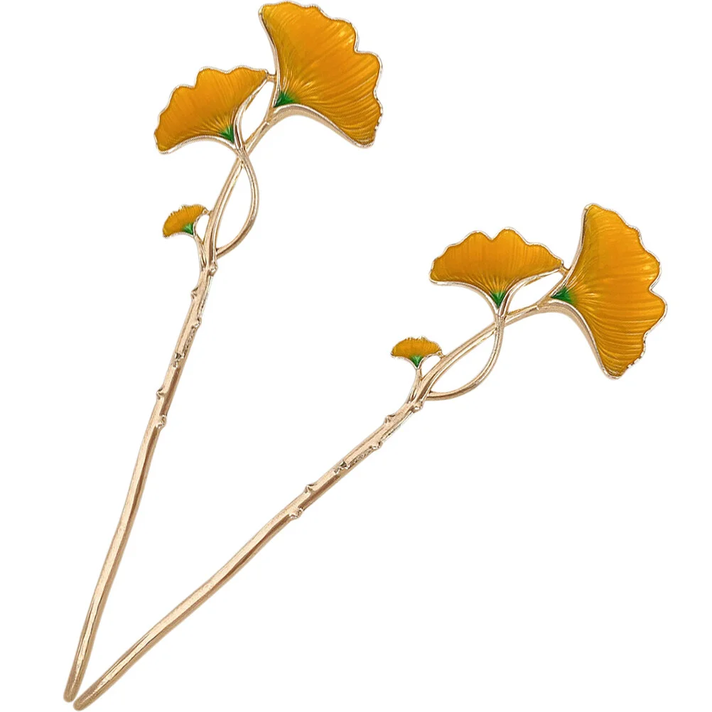 

Flower Hair Ancient Style Headdress Retro Stick Chinese Sticks Women Chignon Pin
