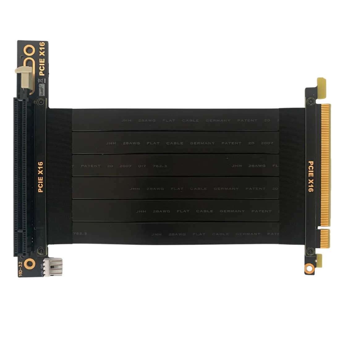 270 градусов видеокарта удлинитель PCI-E 3 0 X16 Кабель-адаптер с SATA до маленький 4P шнур