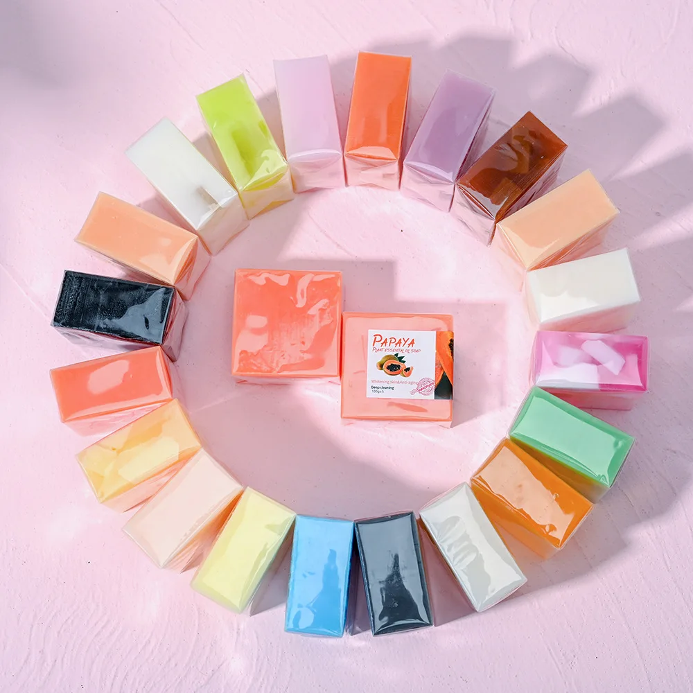 Отбеливающее мыло ручной работы 100 г осветляющее натуральное растительное