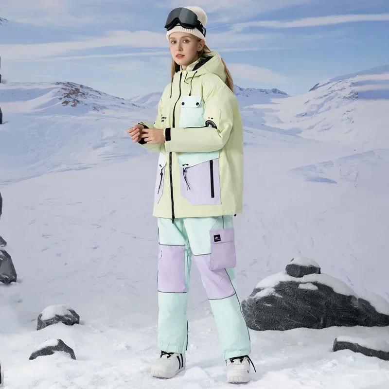 2024 уличные изолированные женские зимние костюмы для горного спорта мужские