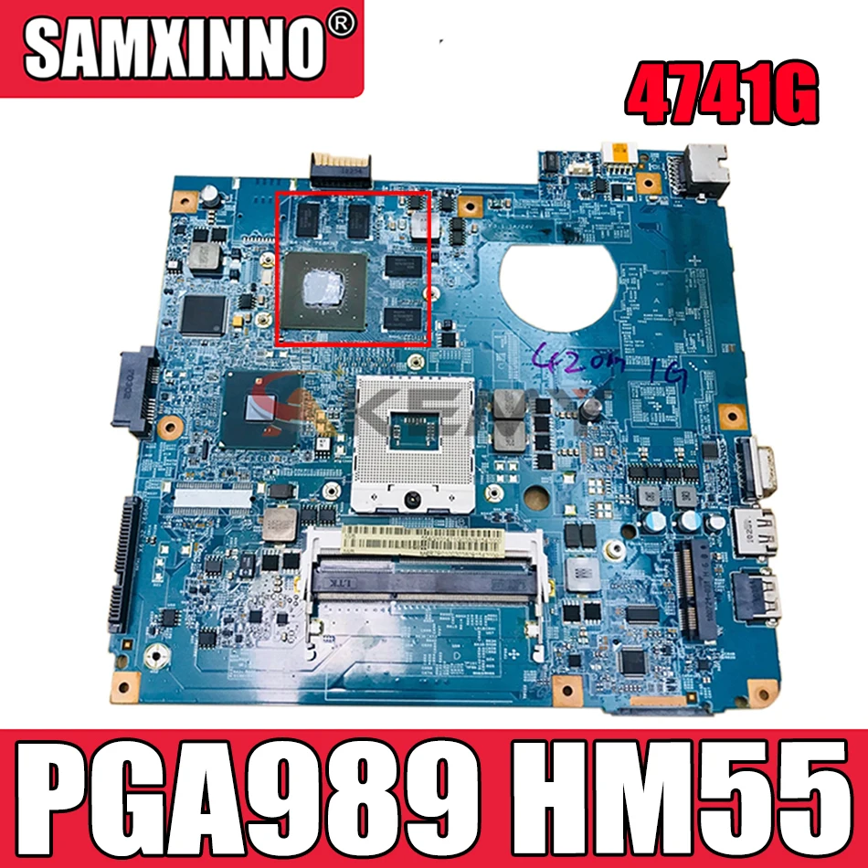 

Akemy 48.4GY02.031 Motherboard for ACER 4741G MS2203 MS2206 Laptop Motherboard PGA989 HM55 DDR3 100% Test Work