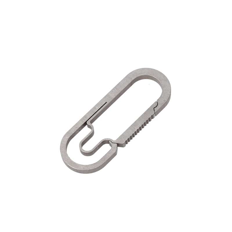 

EDC Outdoor Camping Carabiner Titanium Alloy Keychain Hanging Buckle Snap Hooks