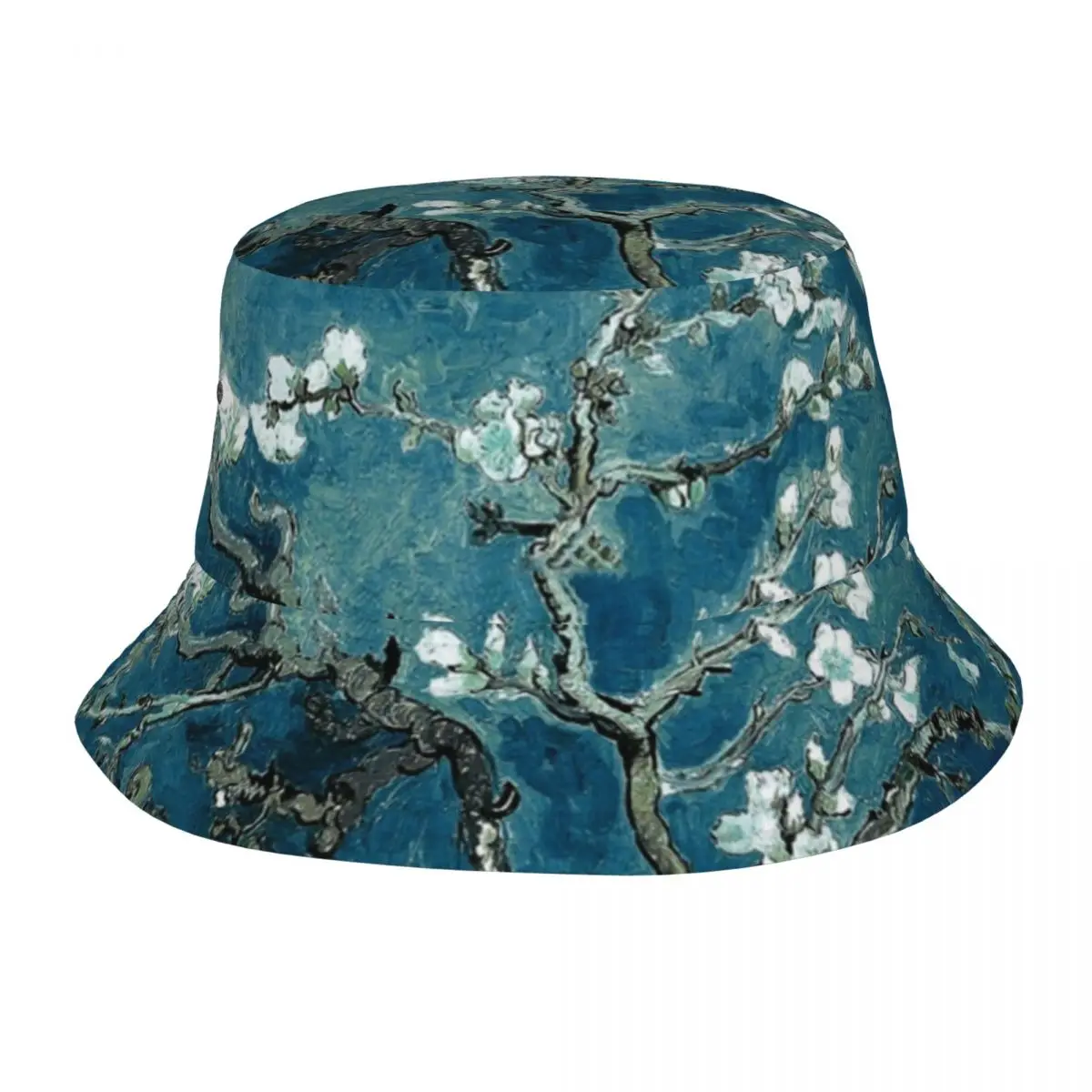 

Van Gogh Almond Blossoms Bucket Hats Panama Hat Children Bob Hats Outdoor Cool Fisherman Hats For Summer Fishing Unisex Caps