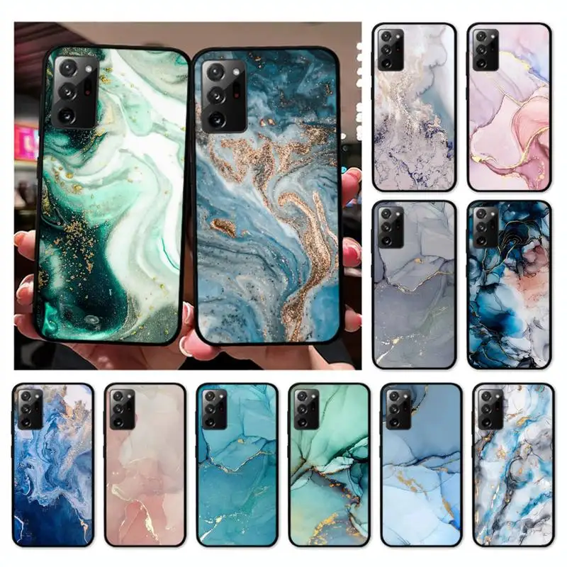 

Pink Gold Marble Art Fashion Phone Case For Samsung Note 20 Ultra 10 Pro 9 8 5 M51 M31 M30 S M20 M11 M10 A20S A32 Cover