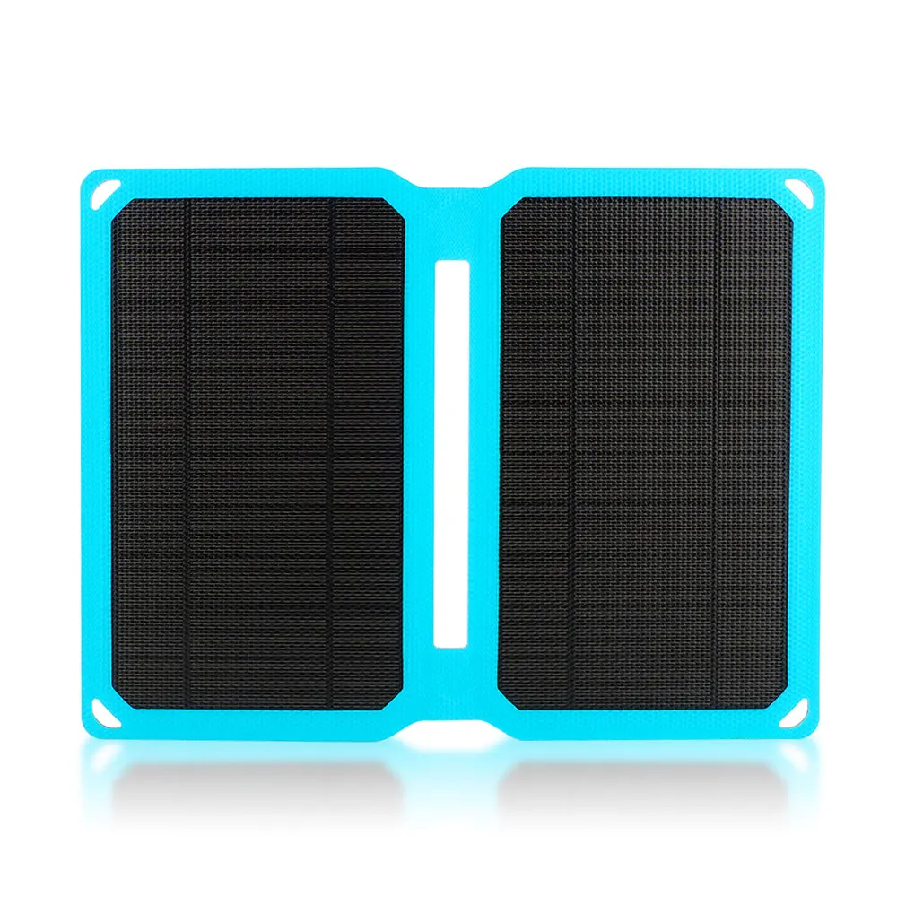 

Mini Solar Panel 5.3V 1.9A 10W Portable Solar Panel Charger Car Motorcycle Solar Cell DC USB Port Waterproof Foldable Camping