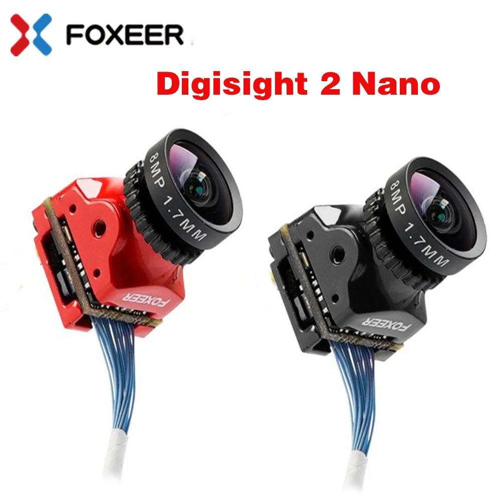 

FOXEER Digisight 2 Nano 720P Digital 1000TVL Analog Switchable 4ms Latency Super WDR 1/3" CMOS FPV Camera for FPV Racing Drone