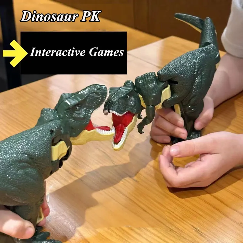 

Нажимные кусания динозавров, триггер, движущийся динозавр T-Rex, головоломка, новые детские забавные игрушки, новый подарок