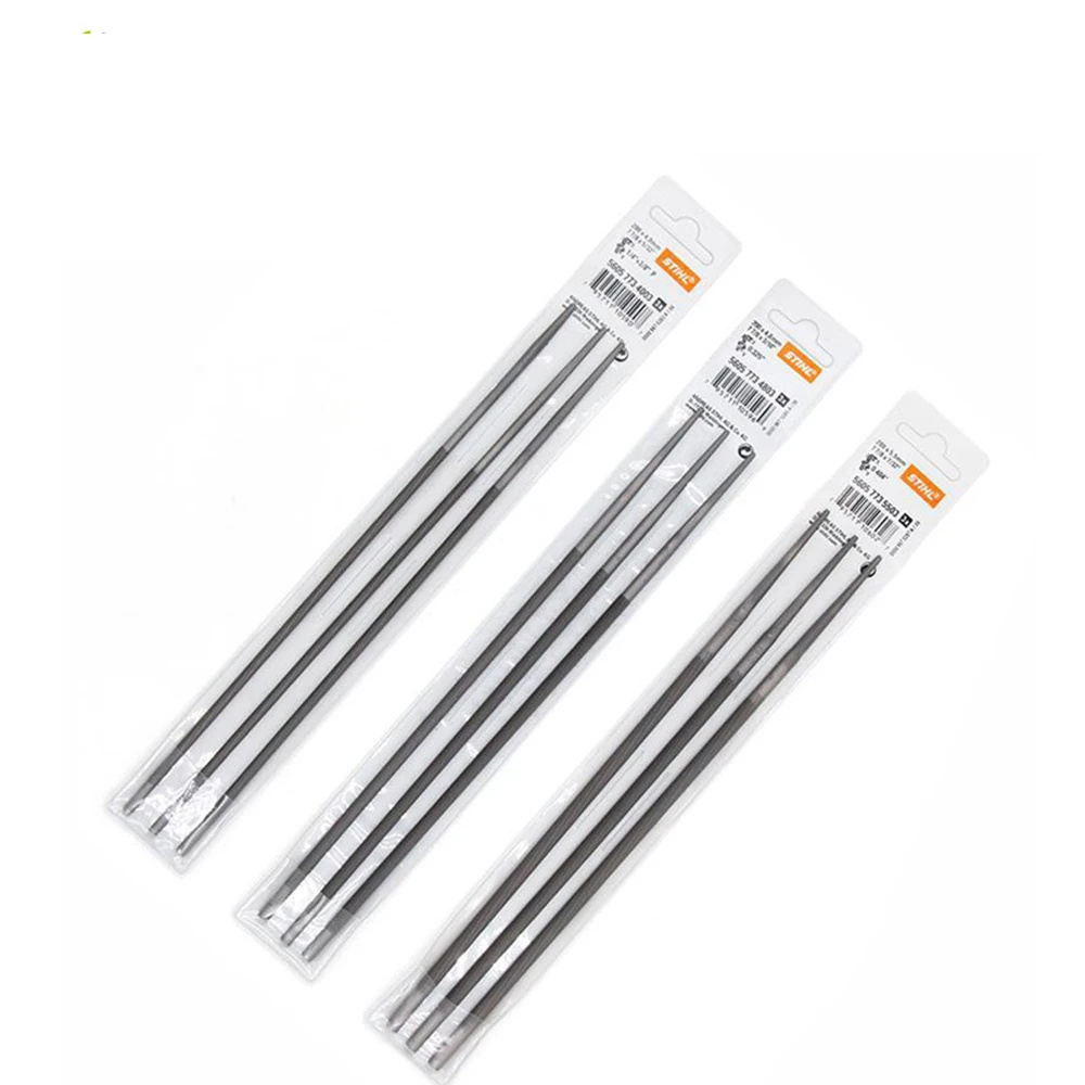 4 8 5 мм механические напильники для заточки бензопилы с пластиковой ручкой