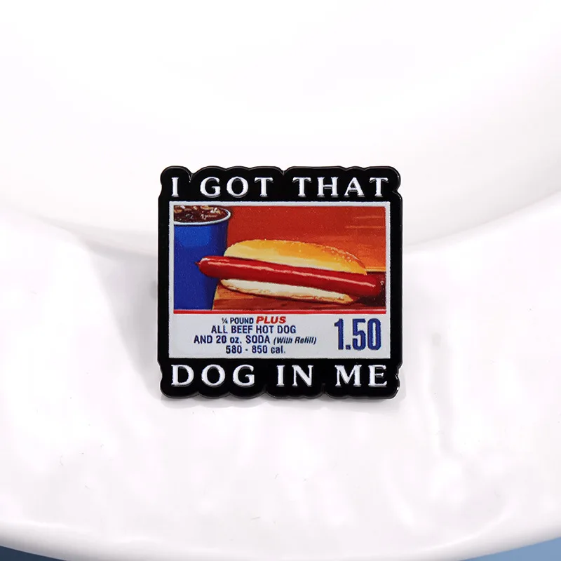 Брошь с изображением хот-дога-колы аксессуары булавки оптовая продажа