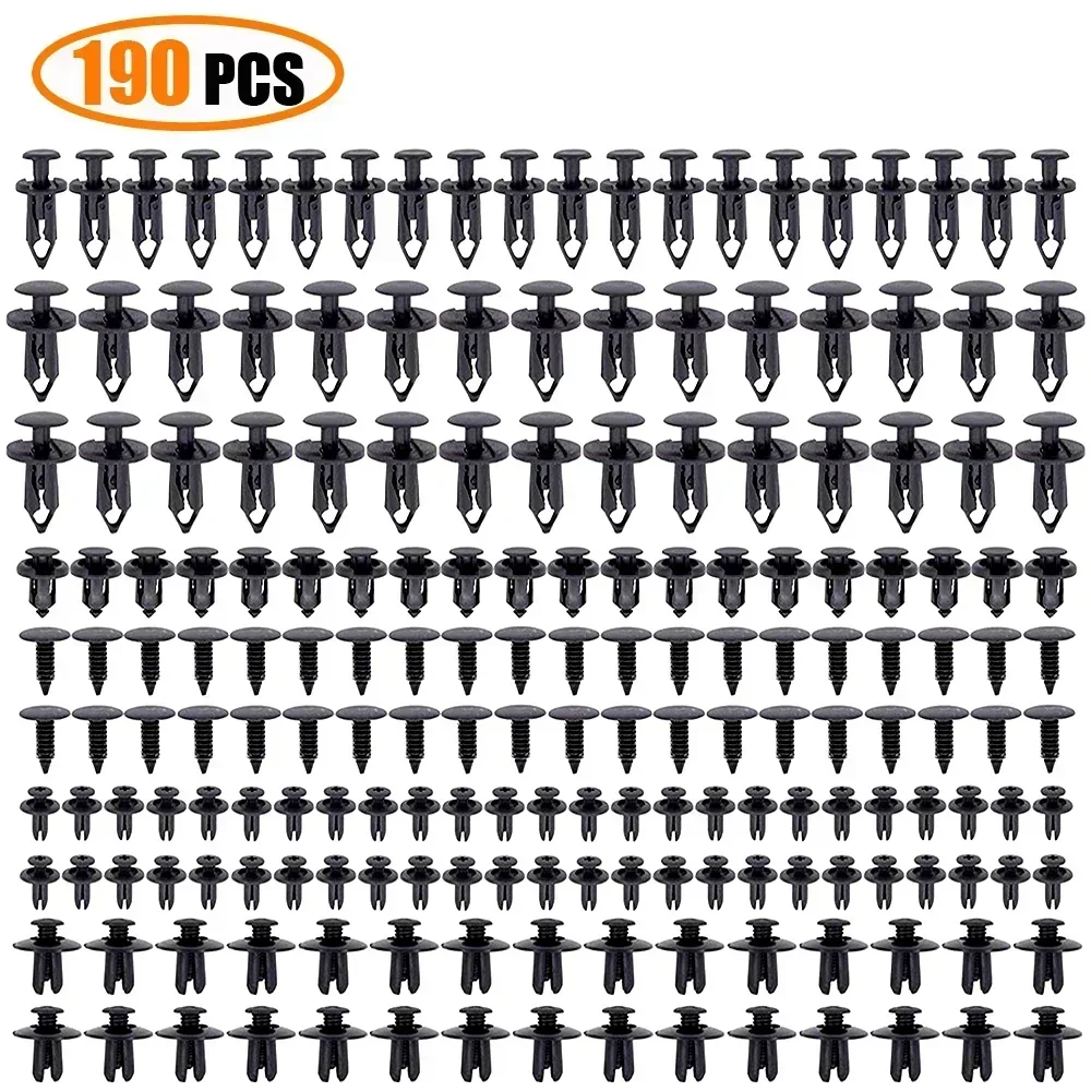 

Набор автомобильных клипс-фиксаторов, заклепок-пуговиц, съемников клипс для бампера, дверных панелей для Ford, GM, Toyota, Ho...