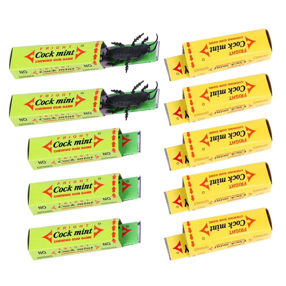 

10Pcs Funny Tricky Toys Creative Trick Toys Chewing Gum Gum Prop