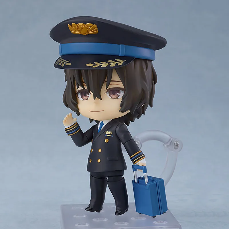 

ORANGE ROUGE Nendoroid dazai osamu Airport Ver. Figure Model 10cm Original GSC Anime Bungo Stray Dogs Collectible Action Doll