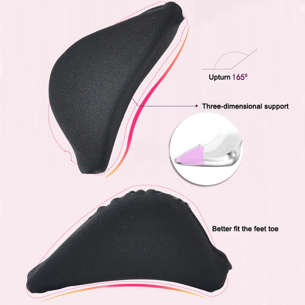 Sponge Forefoot Insert Pads for Women High Heels Accessories for Shoes Toe Plug Pain Relief Foot Pads Reduce Shoe Size Filler
