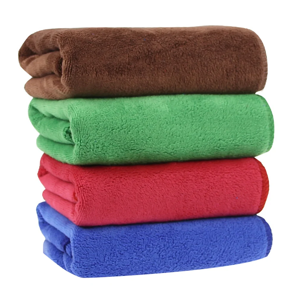 

4pcs Microfiber Colorful Cleaning Cloth Car Cleaning Towels for Woman Man