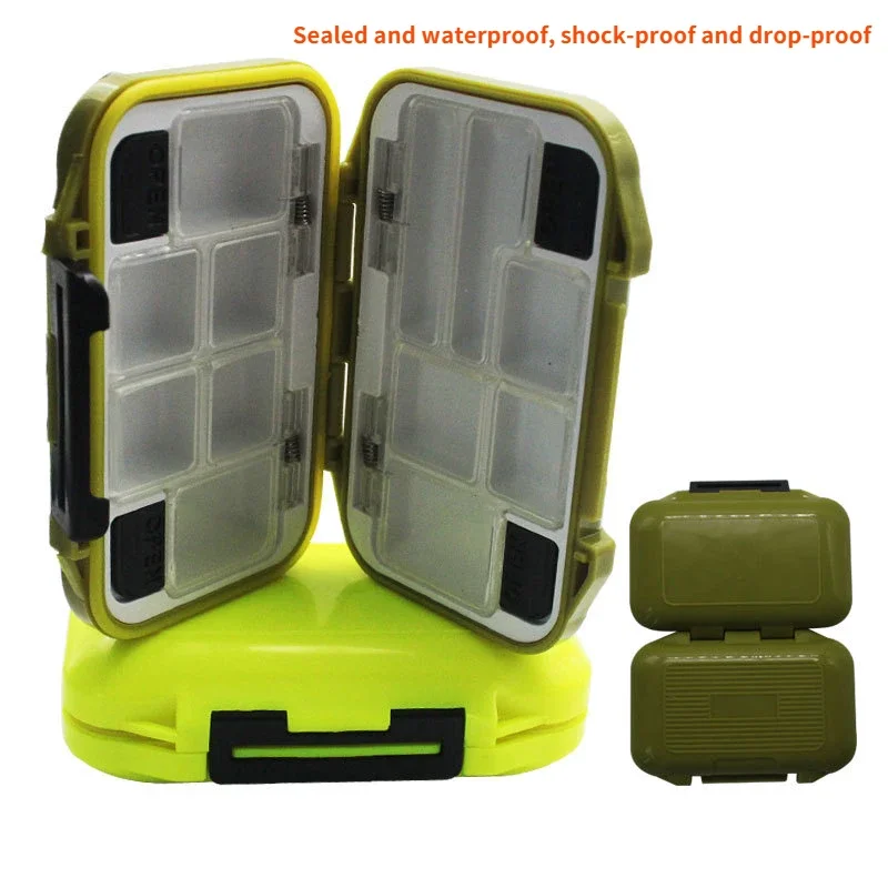 

Коробка для рыболовных аксессуаров, коробка для приманок, коробка для рыболовных инструментов с замком, водонепроницаемая коробка для рыбо...