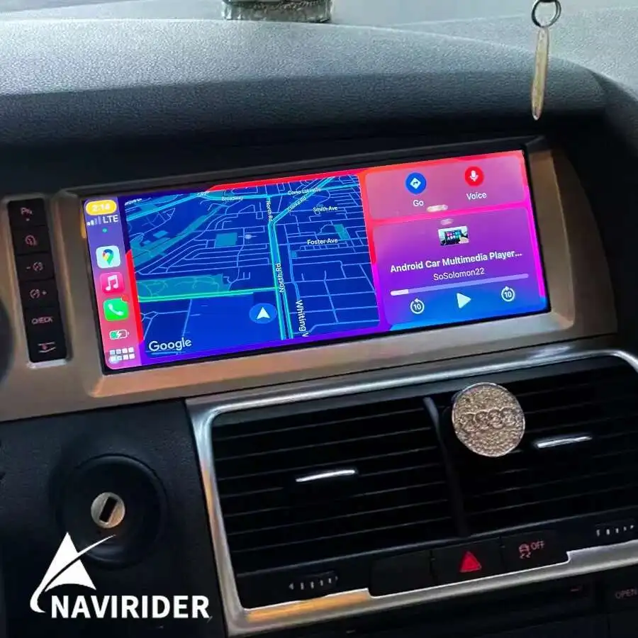 

Android 14 авто радио CarPlay для Audi A6 C6 для Audi Q7 4L 2005-2015 MMI 2G 3G GPS автомобильный мультимедийный видеоплеер Navi стерео DSP