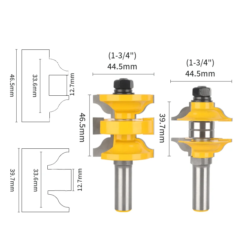 Внутренняя фреза YUSUN серии Tenon для двери фрезы дерева деревообрабатывающие