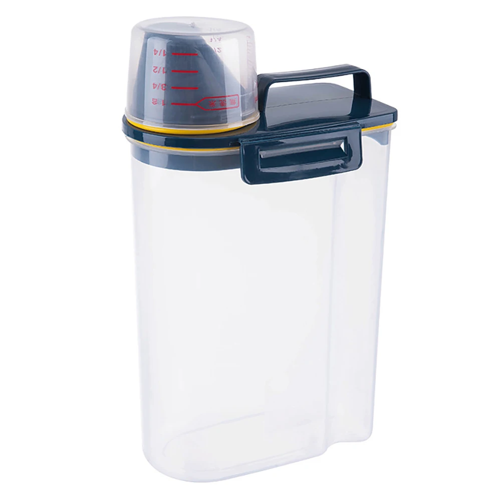 

Контейнер для хранения порошка, пластиковый Кухонный Контейнер для хранения риса