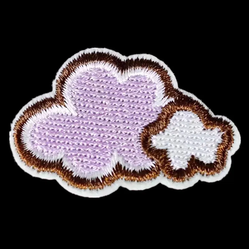 

Embroidery Cartoon Patch Cloud Iron on Patch for clothing accessories Animal Style Pattern Logo Strange things Diy Gifts