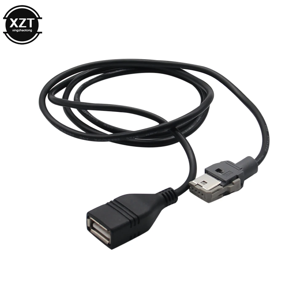 

Автомобильный USB-Кабель-адаптер, 4-контактный USB-кабель для Peugeot 207 307 308 408 508 для Citroen с CD-плеером RD43 RD45 RD9