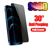 full privacy tempered glass for iphone 13 12 11 14 pro max xr xs xsmax x se 6 7 8 plus anti spy screen protector prevent peek