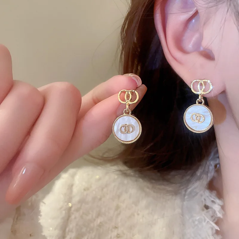 

Piercing Round Dangle Earrings Korean Nuevo En Pendientes Accesorios Para Mujer for Women 2023 Trending Fashion Party Jewelry