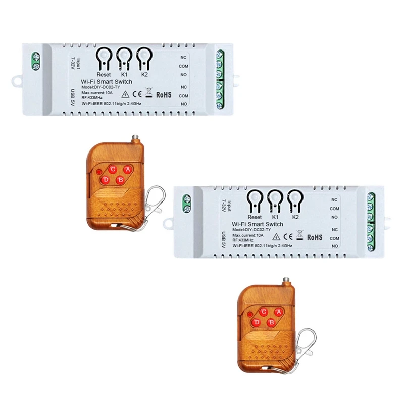 Умный выключатель с таймером и пультом ДУ USB 5 В 2 4 ГГц