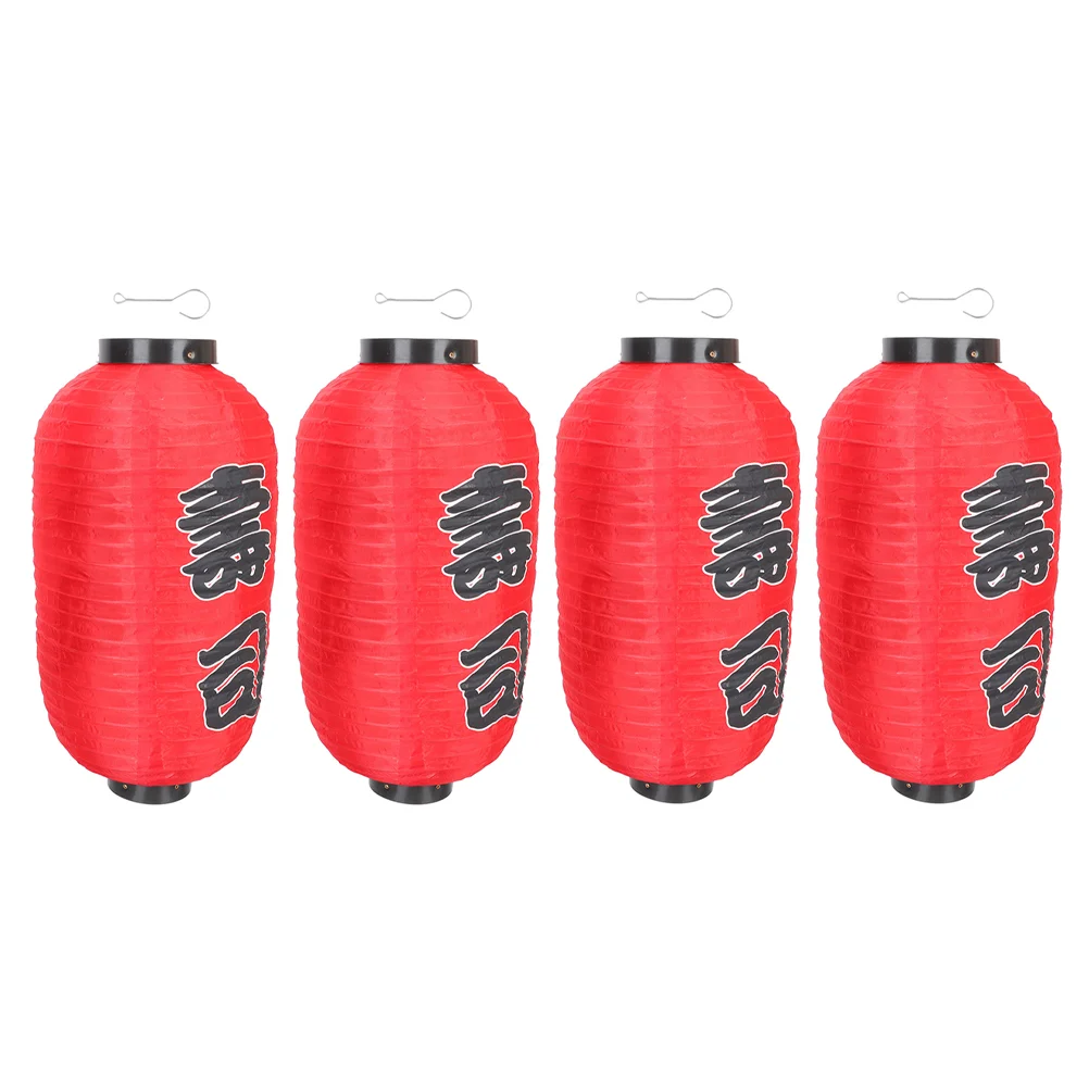 

Lantern Japanese Sushi Hanging Lanterns Bar Restaurant Paper Red Party Silk Chinese Decor Ramen Decorations Lamp Traditional