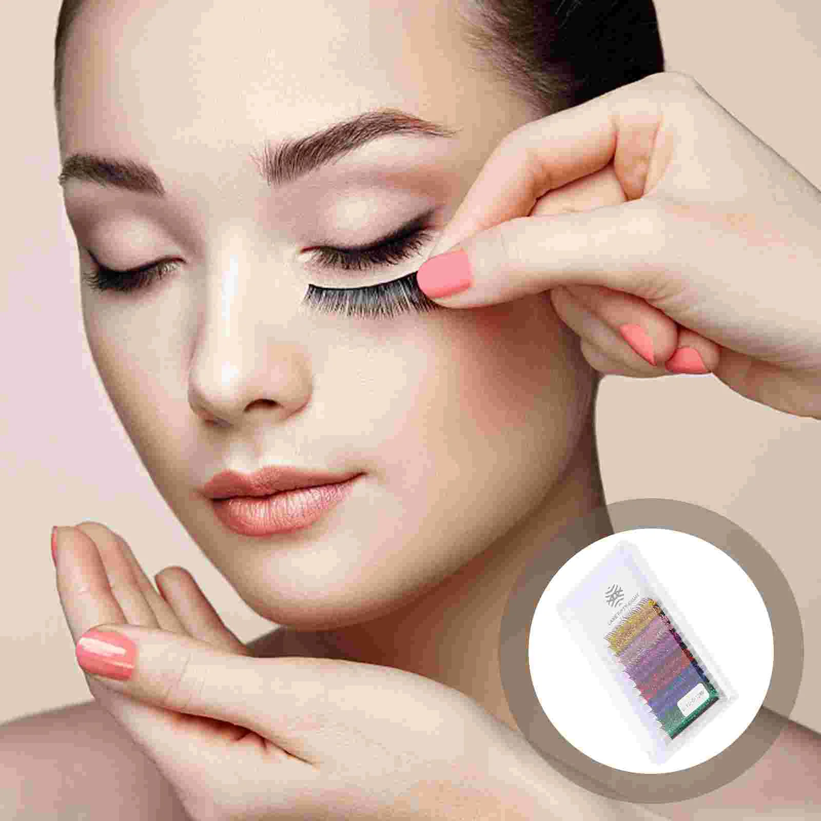 

Eyelashes Lashes Lash Glitter Extensionscolored Fake Color False Cosplay Eyelash Extension Faux Anime Cosmeticcostume