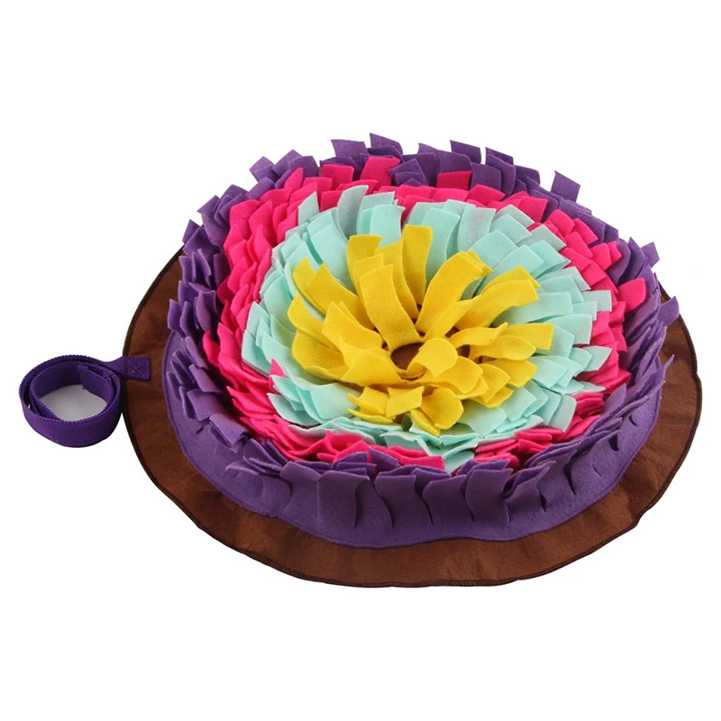 

Pet Snuffle Mat for Dogs Feeds Game for Boredom Dog Training Pad Pet Activity Mat Treat Dispenser Indoor Outdoor Stress Relief