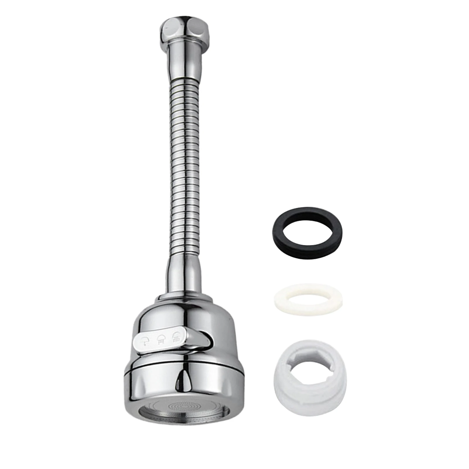

Water Saving Sprayer Tap Anti Splash Faucet Aerator Nozzle Head Kitchen Sink Swivel Spout Replacement Part 360 Degree Rotatable