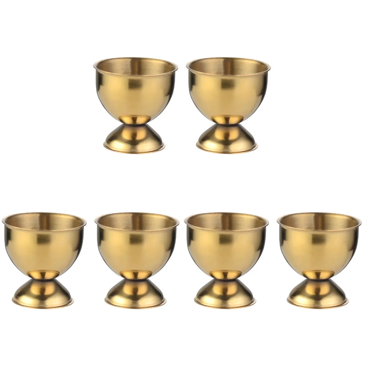 

6 Egg Display Tray Egg Display Stand Egg Storage Container Breakfast Egg Cup Boiled Egg Serving Holder