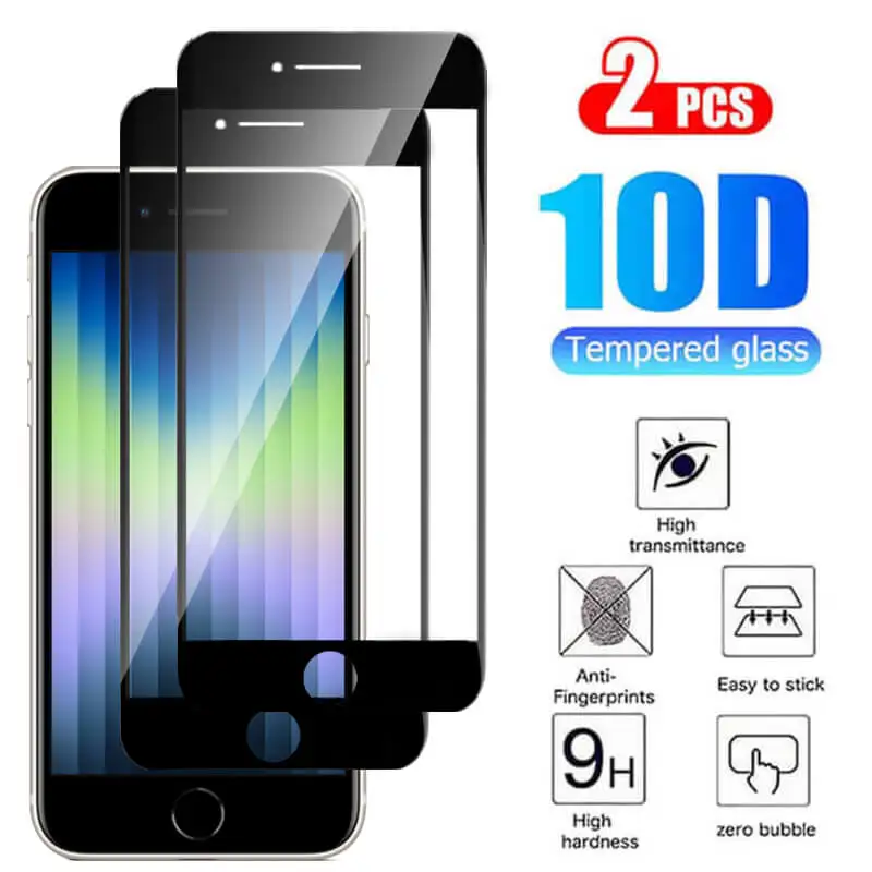 

2Pcs For iPhone SE 2022 Glass For aiphone se 2022 Protective Glass On The iphoneSE 2022 Screen Protector aifone SE 3 Films Armor
