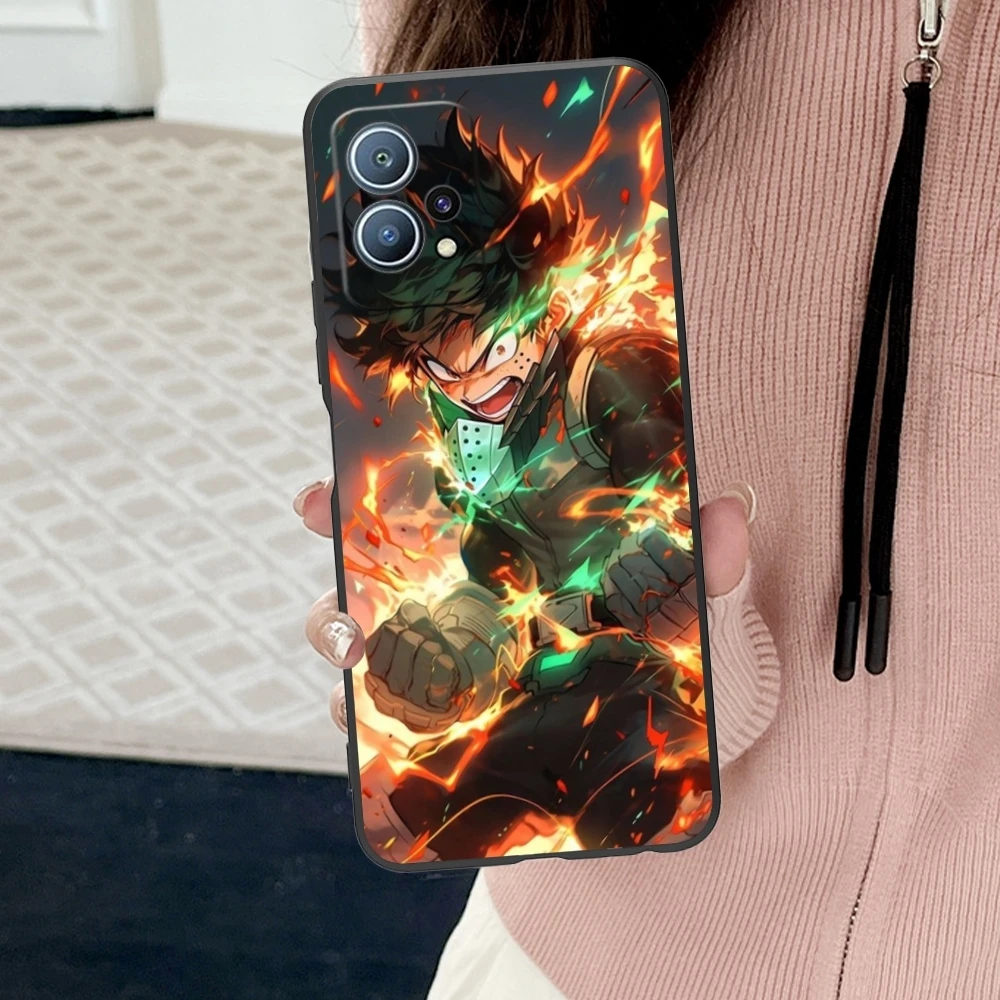 Чехол для сотового телефона Hero Midoriya Izuku Huawei P60 P50 P40 P30 P20 P10 P9 P8 Pro Lite Plus черный мягкий