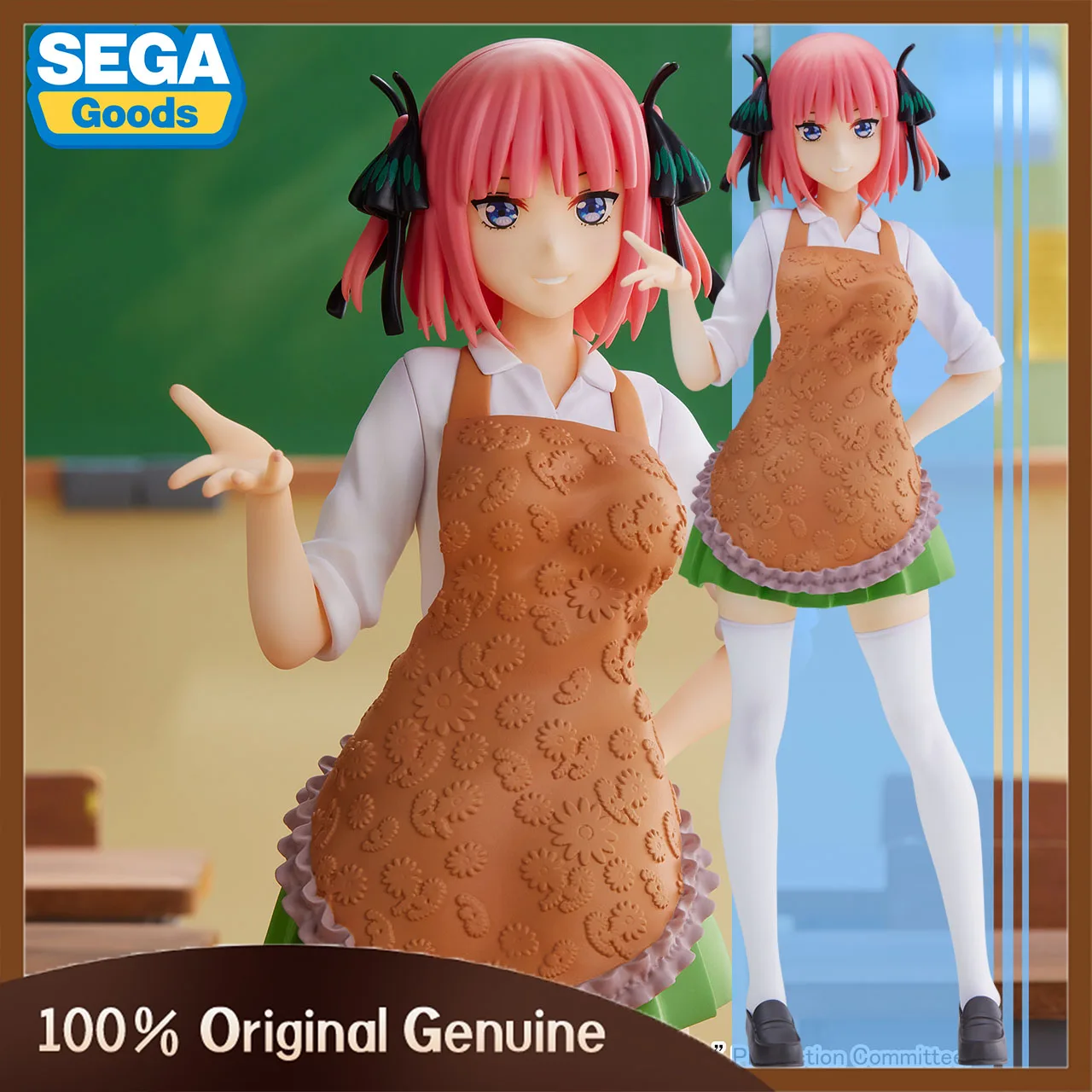 

Anime The Quintessential Quintuplets Nakano Nino School Uniform Series Action Figure Ornaments 100% Original Model Doll Toys