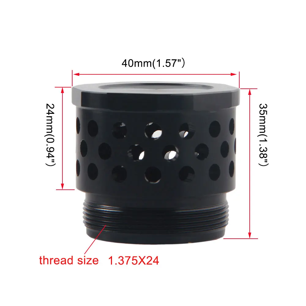 

aluminum Strainer end cap screw adpater thread 1.375X24 for mst s