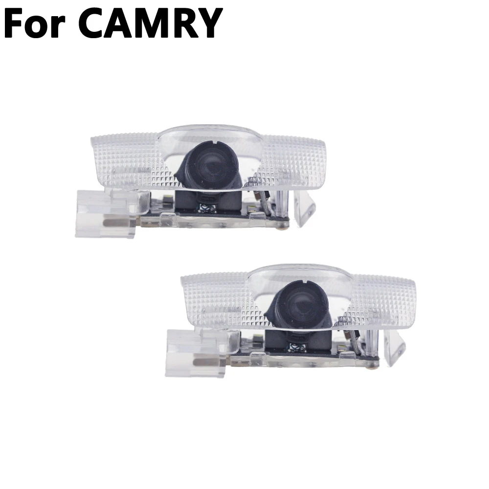 

LED Welcome Light Door Logo Projector Ghost Shadow Lamps Car Accessories For Toyota Camry 2006-2021 XV40 XV50 XV70