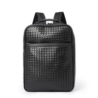 man fashion computer backpack pu material bag