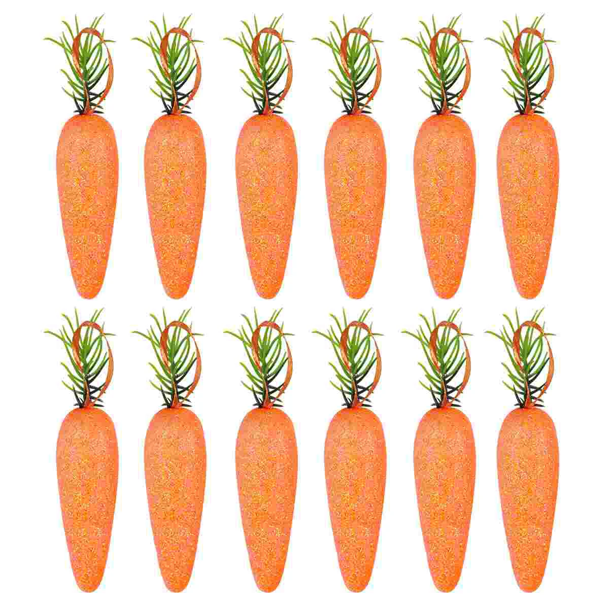 

20PCS Simulation Carrots Vegetables Carrots Rabbit Party Decorations Egg Carrot Organic Rainbow Carrots