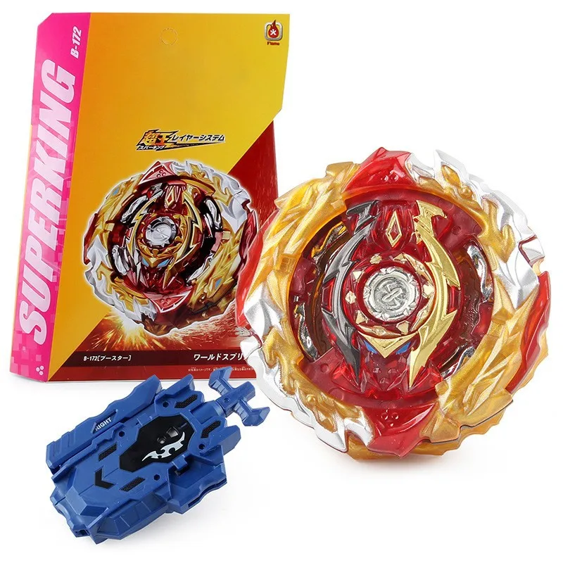 

Передатчик Beyblade Burst Gyro Super King серии B- 172 с двойным кабелем для мальчиков и девочек