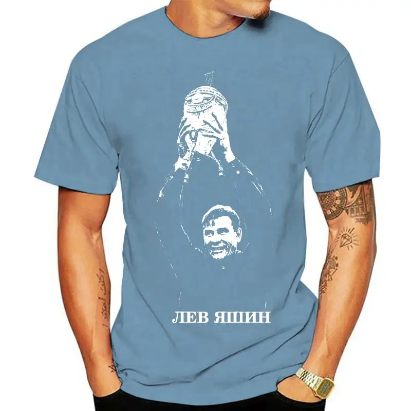 

Neb Nogeb Rwnh New T-Shirt Lev Yashin Football The Ussr Russia Dynamo 2022 New Summer Men 100% Cotton Short Sleeve Tee Shirts