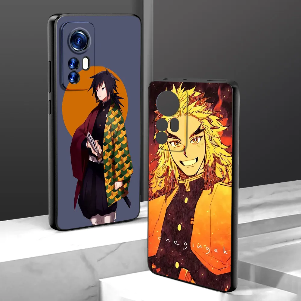 

Protection Shell for Xiaomi Poco X3 NFC M3 Note 10 Mi 9T 10T 11 11T 12 10 Pro A3 9 Lite Ultra SE Demon Slayer Anime Cover