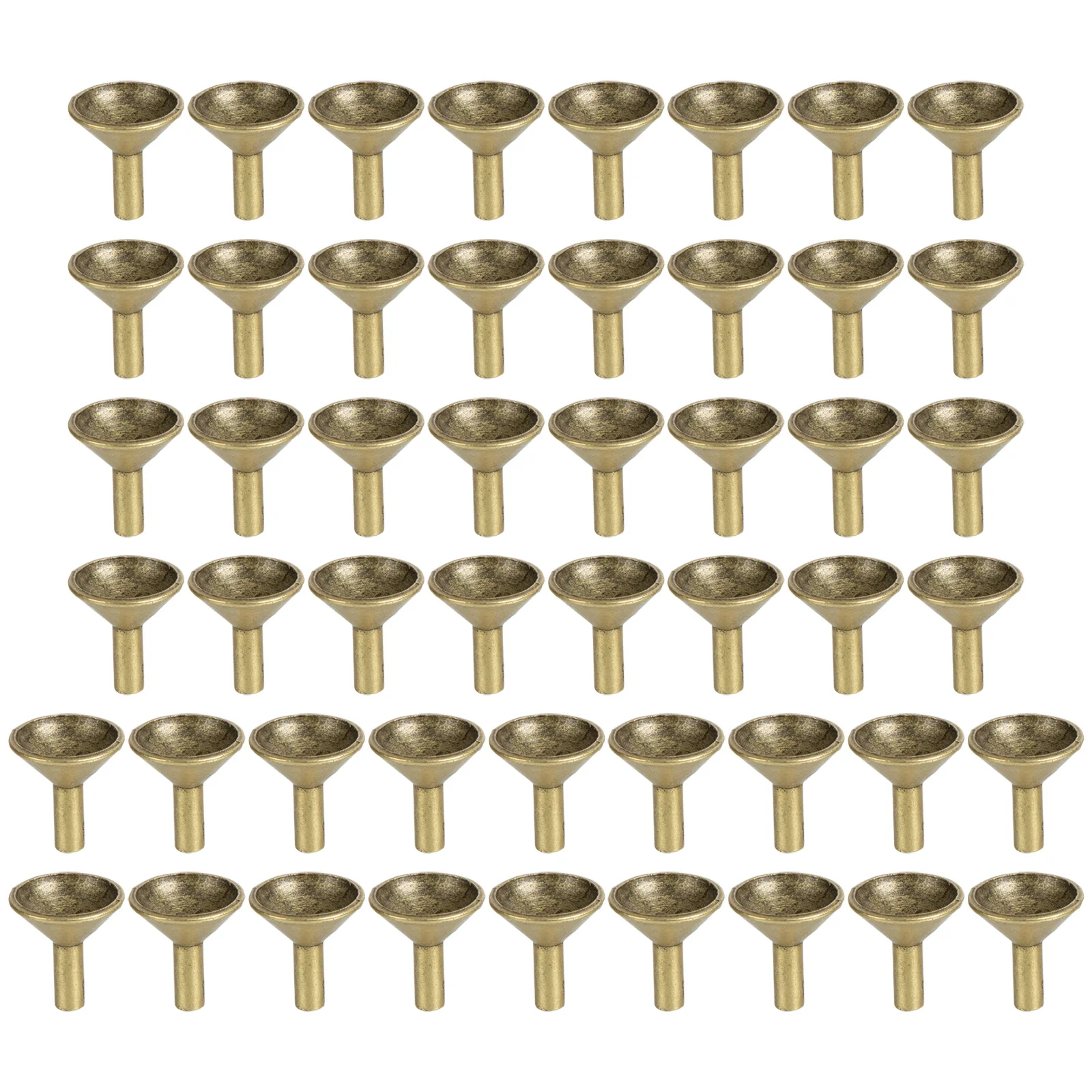 

50 Pcs Shanto Backflow Burner Stand Cone Trays Metal Stick Holder Support Decor Tube Simple