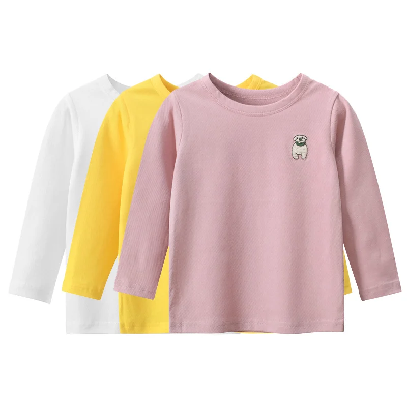 

Autumn Children's Clothing Baby Cotton T Shirts Girls Boys Long Sleeves O-Neck Cartoon Print Top T-shirt for Girl Kids Clothes