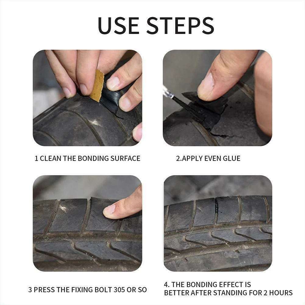 

Brand New Repair Glue Tire Maintenance Parts Replacement Rubber Tire Spare