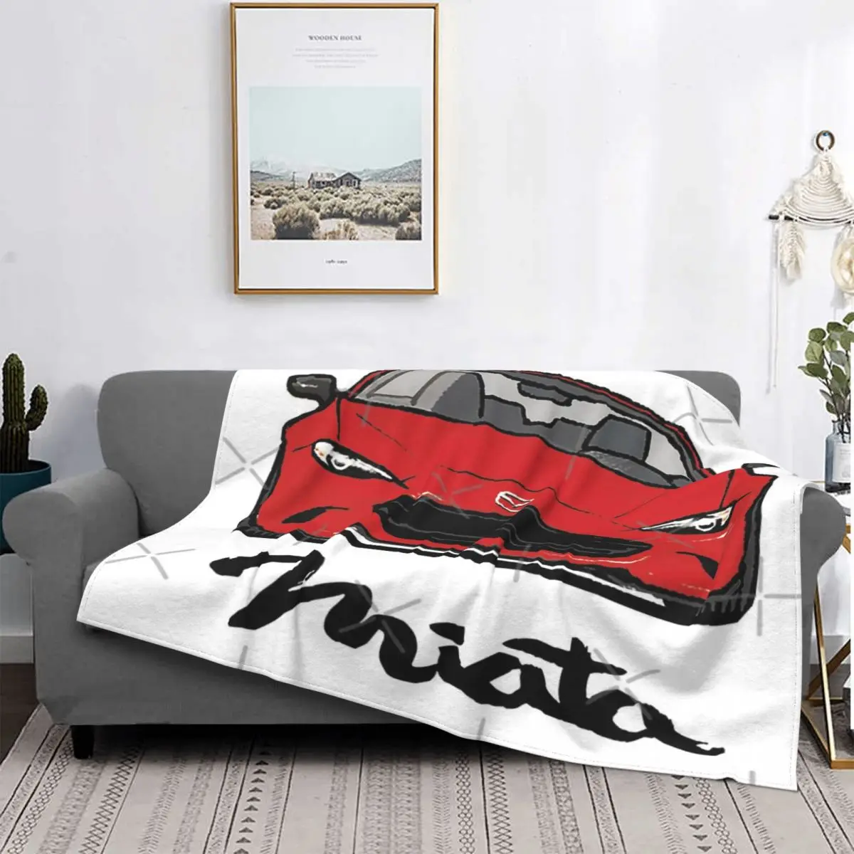 

Manta roja MX5 Miata ND, colcha de cama a quadros, colcha de 150 muselina, manta para camas