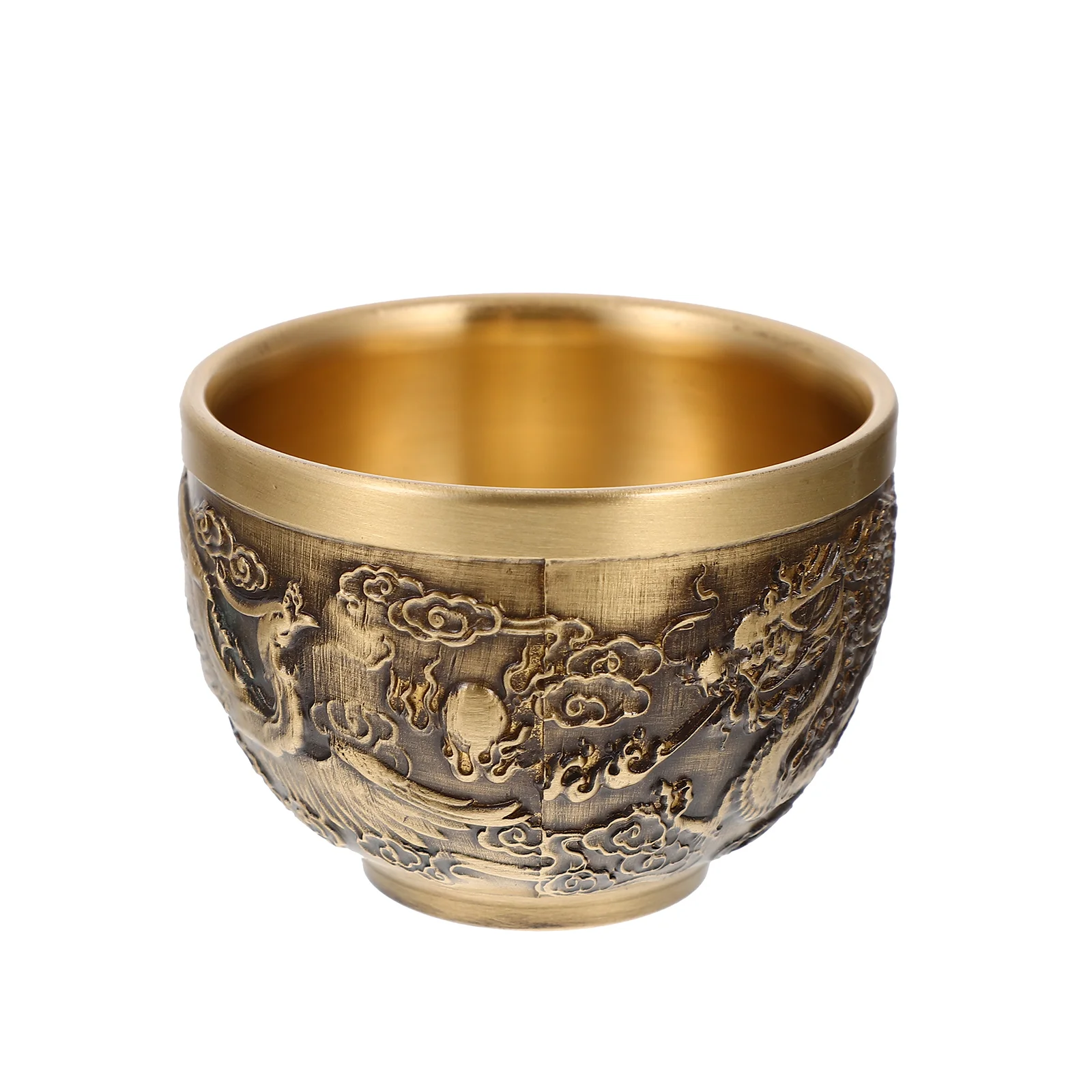 

Cup Tea Cups Gobletoffering Vintage Bowl Brass Water Chinesejapanese Medieval Small Teacup Coffee Holder Sake Mug Chalice