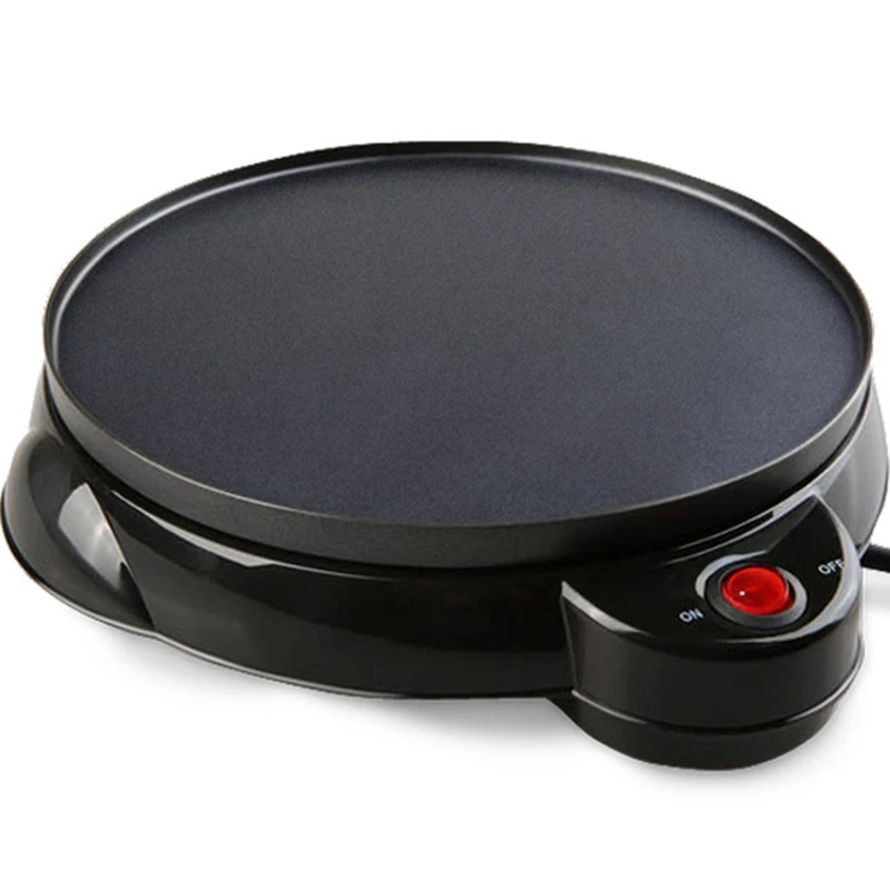 

Non-Stick Electric Pancake Crepe Maker Pizza Baking Pan Batter Cooker Hot Plate Teppanyaki Spring Roll Cooking