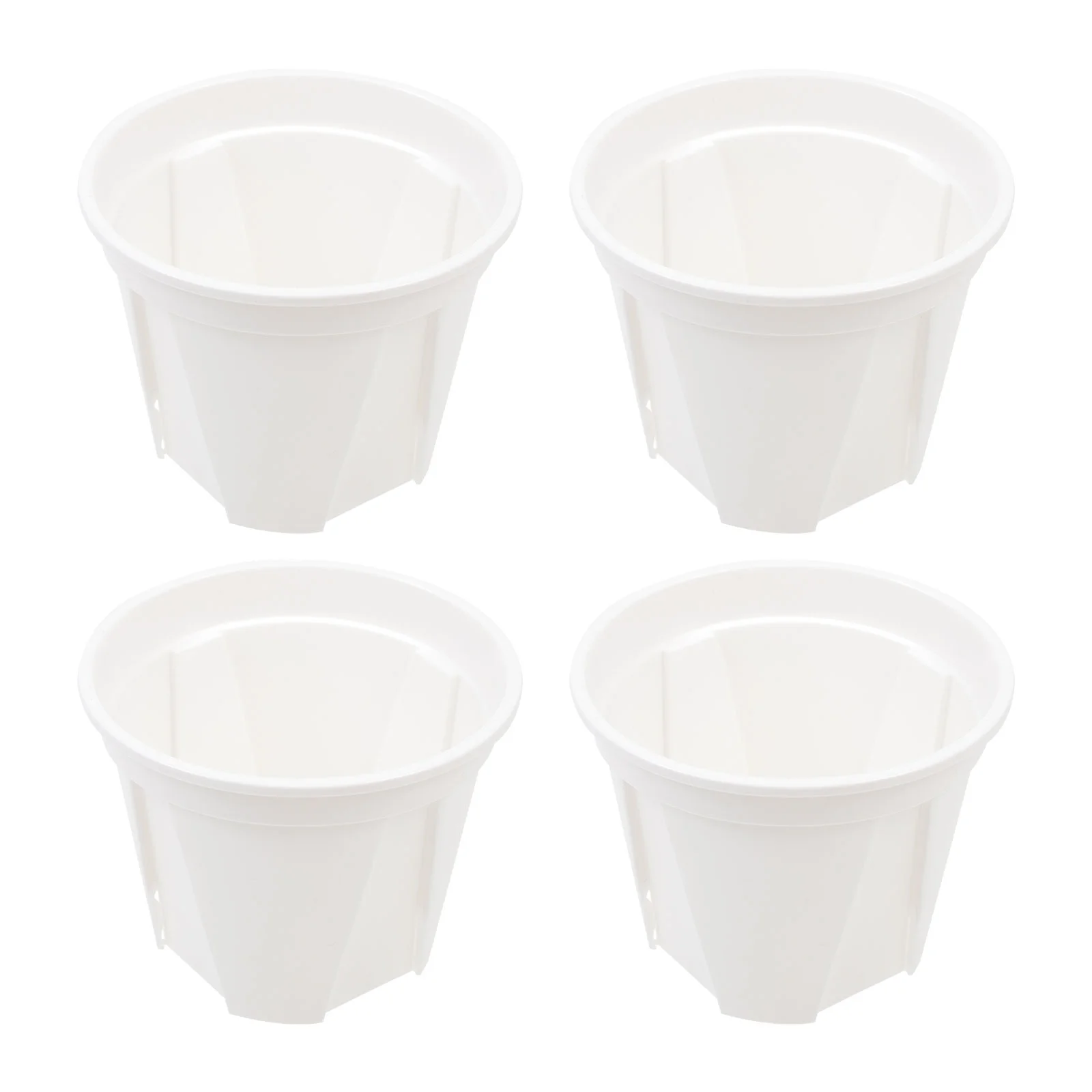 

5 Pcs Plastic Flower Planter Root Control Flower Planting Pot Simple Flowerpot